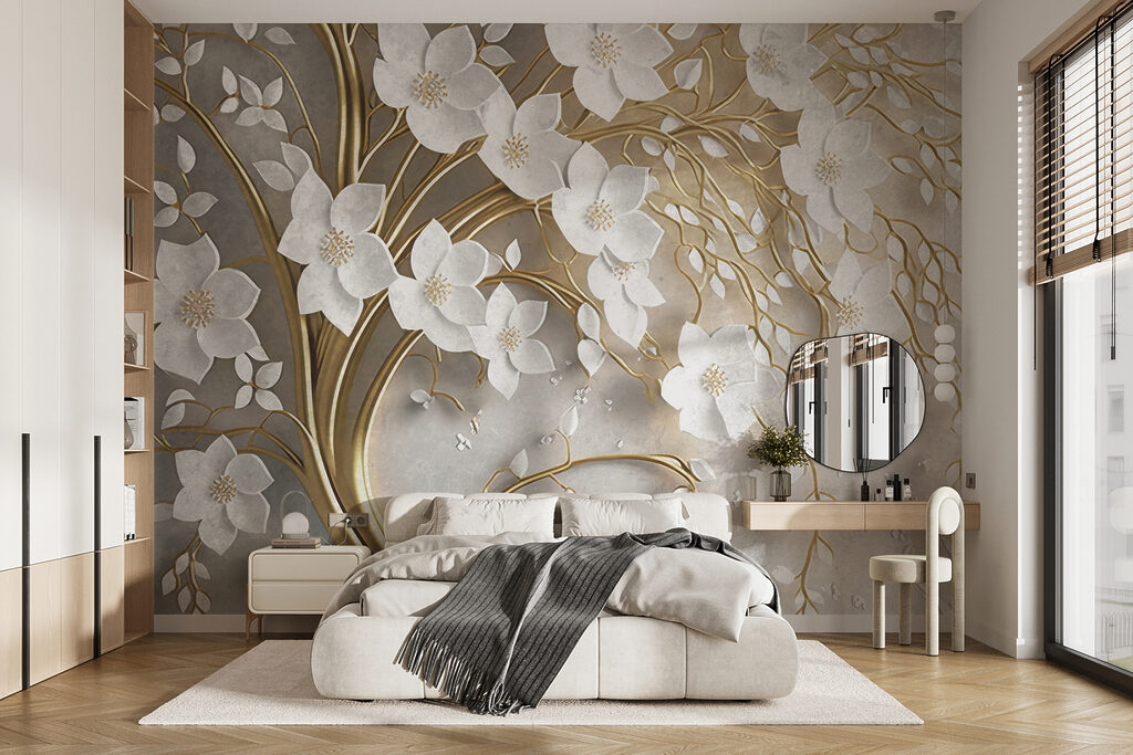 Decorative blossom branch — interior 4