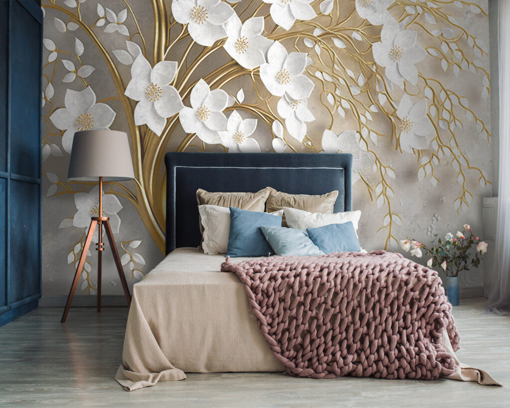 Decorative blossom branch — interior 2
