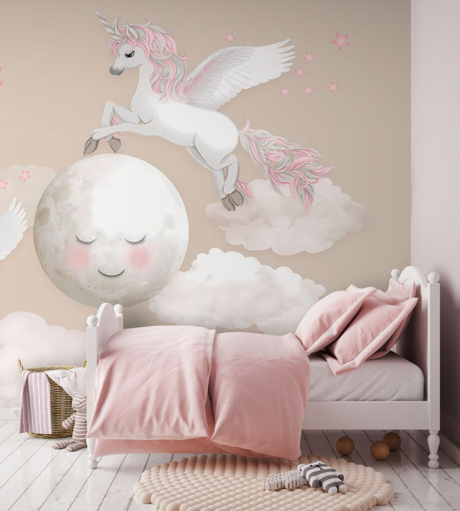 Sleeping moon and unicorns — interior 1