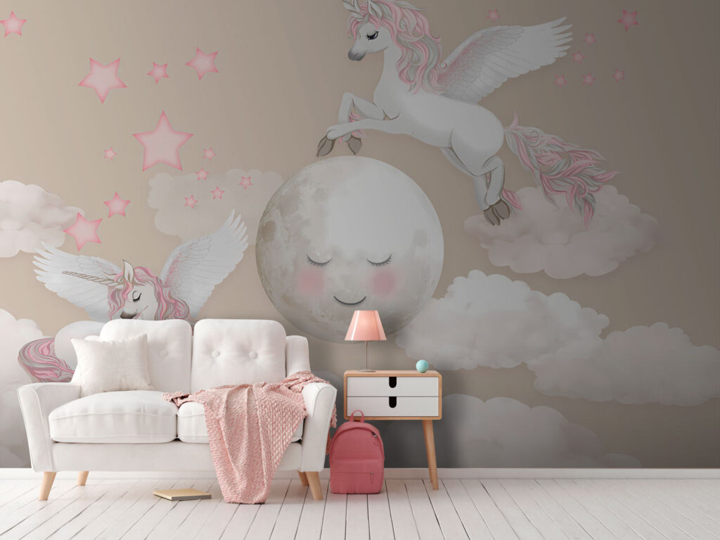 Sleeping moon and unicorns — interior 3