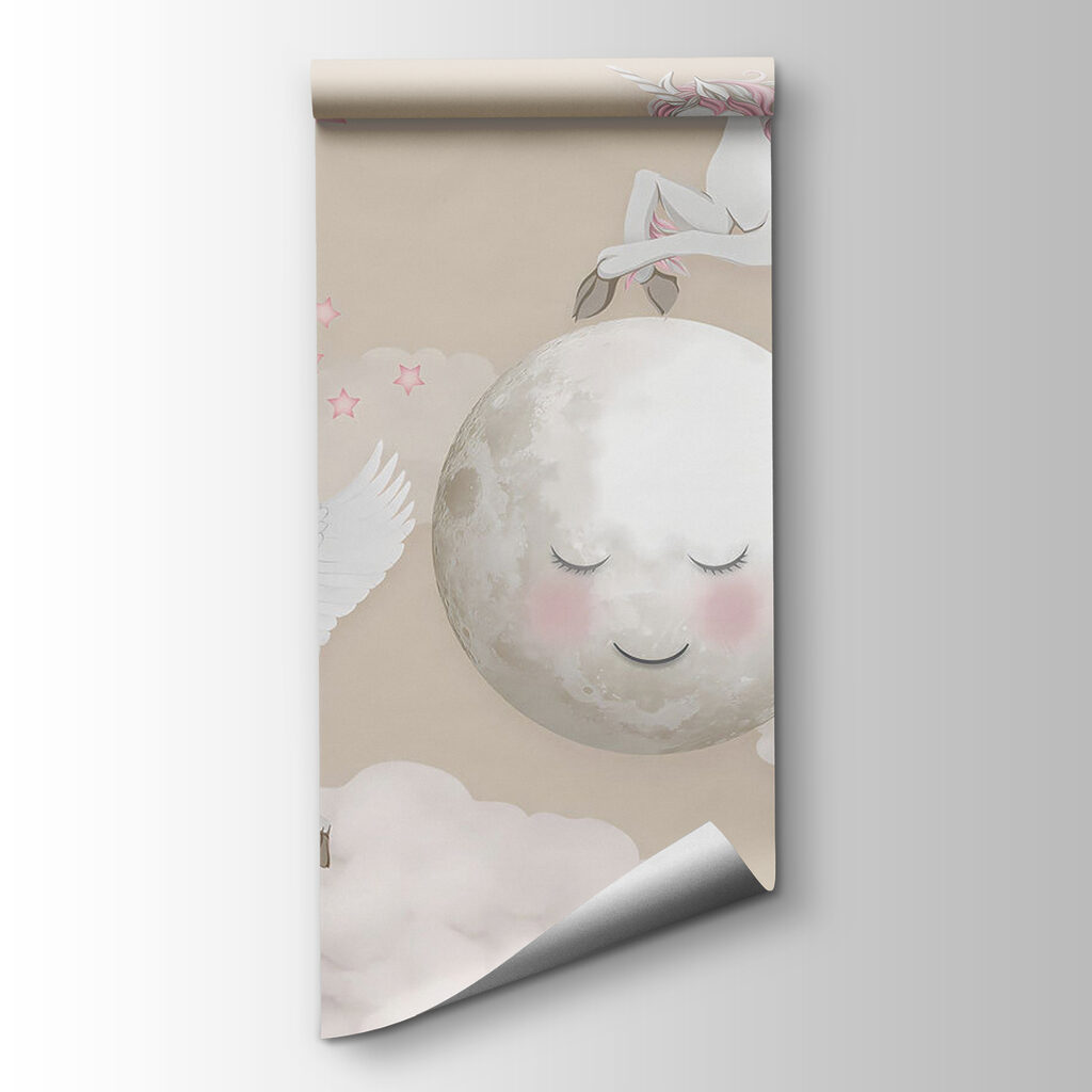 Sleeping moon and unicorns — product view