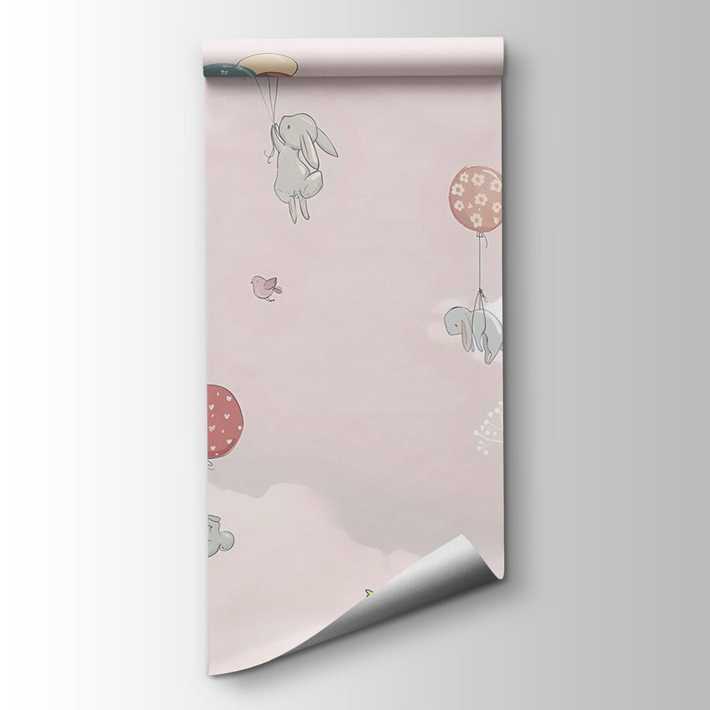 Animals in pink sky — product view