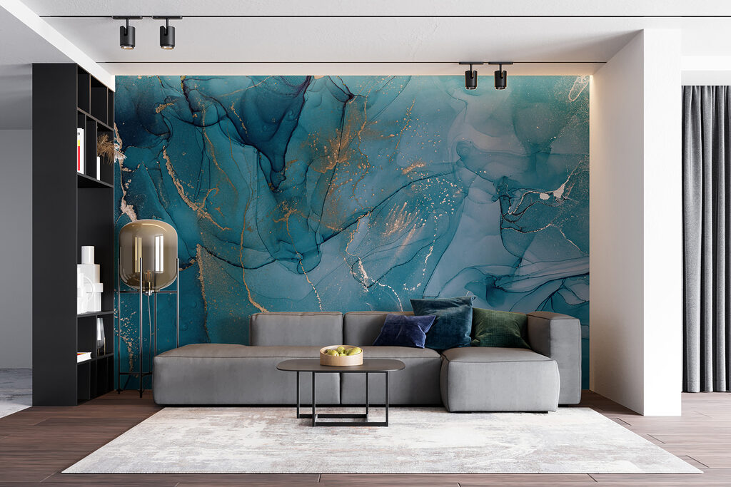 Blue Mineral Flow — interior 4
