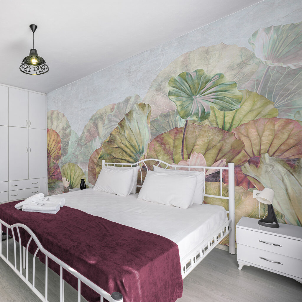 Lotus leaves in pastel — interior 4
