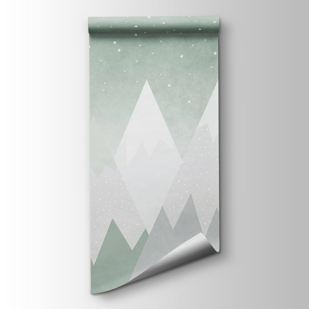 White peaks under stars — product view