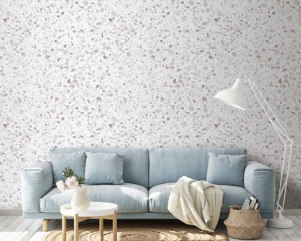 Fine grey speckles — interior 5