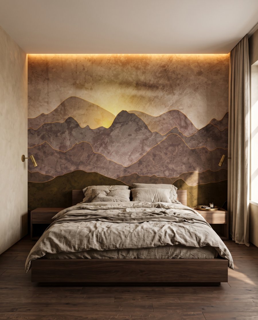 Sun Between Mountains — interior 2