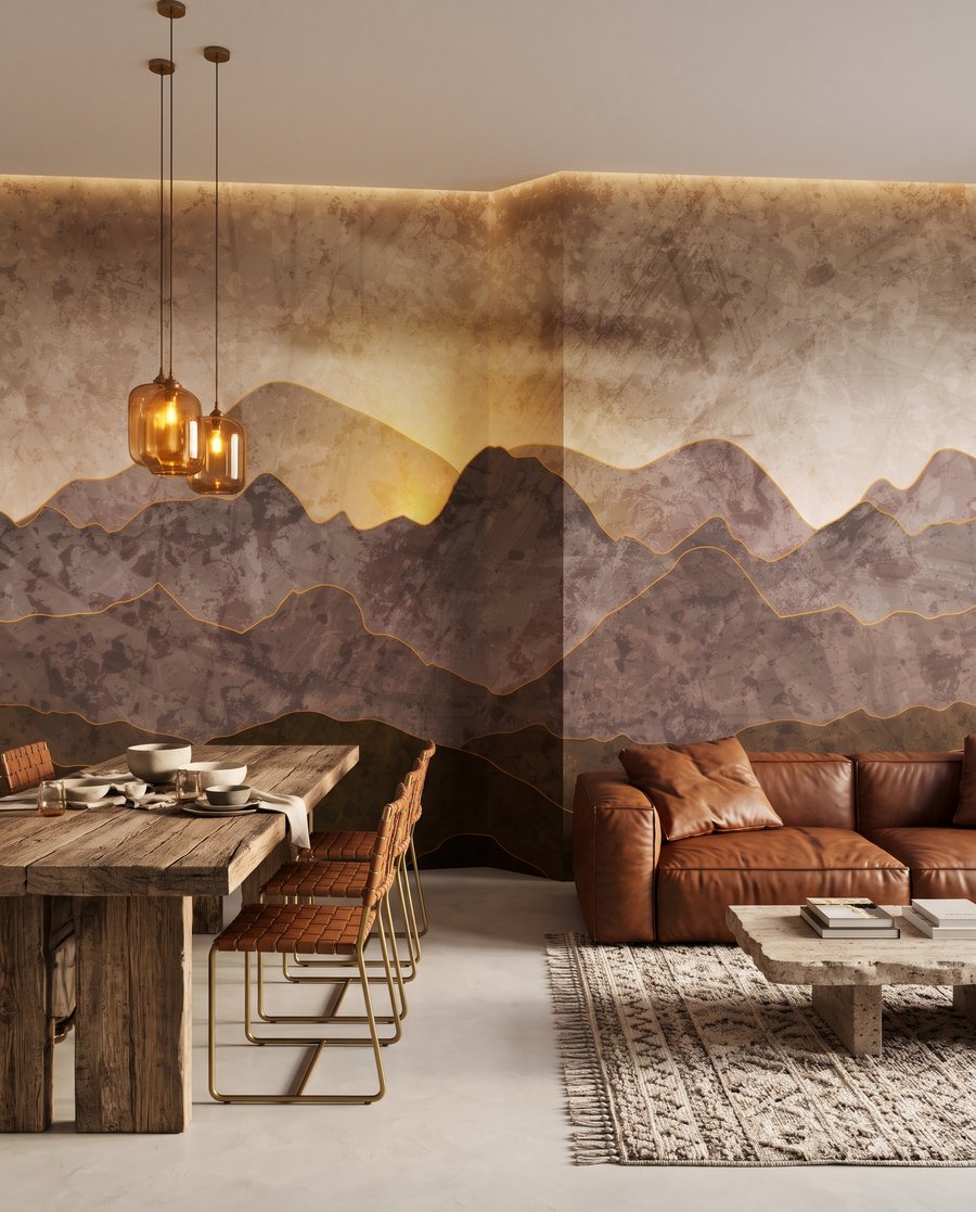 Sun Between Mountains — interior 7