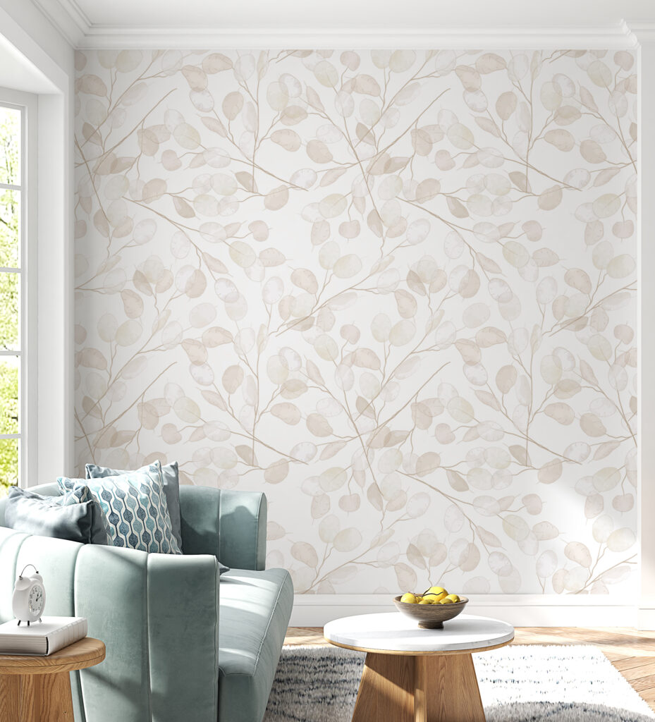 Repeating pale leaf sprigs — interior 6