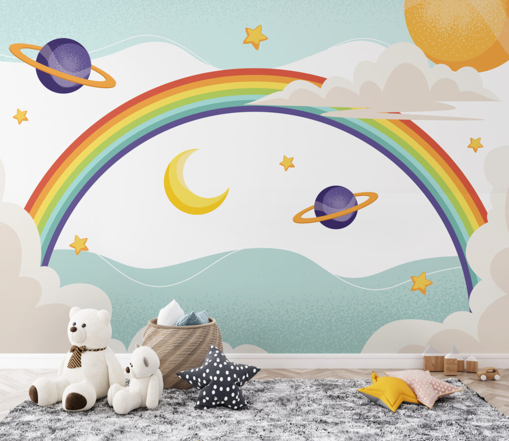 Rainbow among planets — interior 3