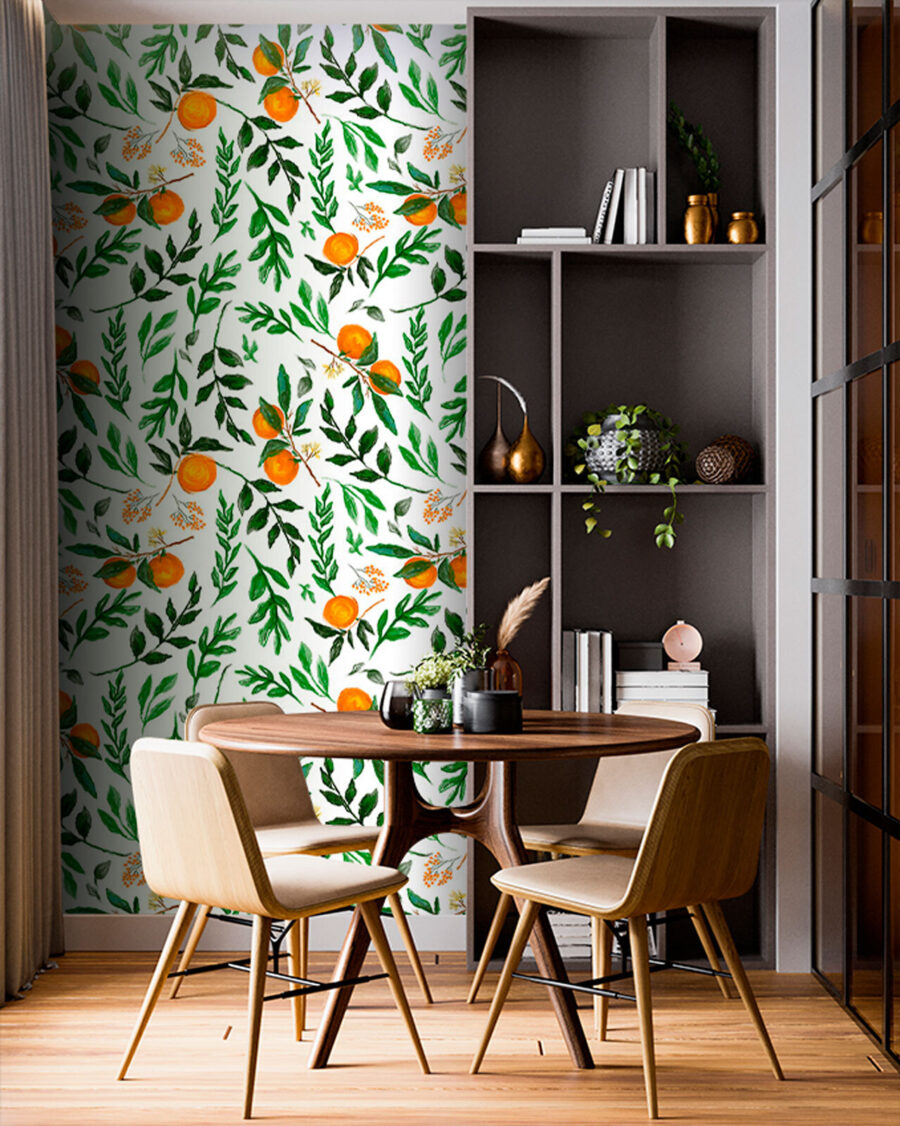 Oranges among leaves — interior 3