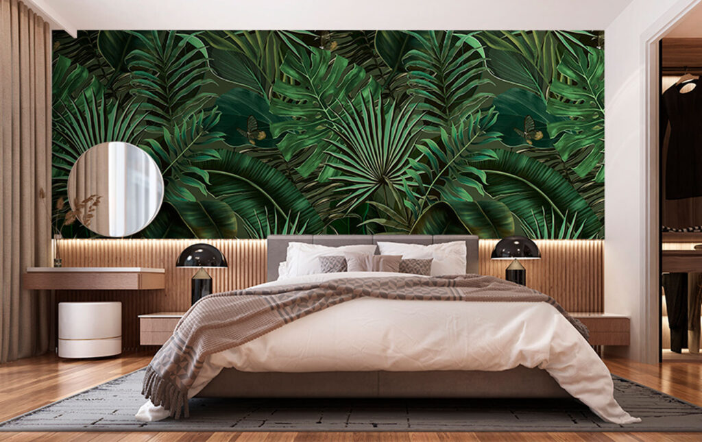 Jungle fans on black — interior 2