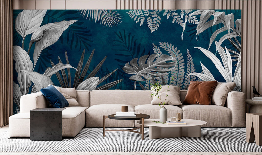 White leaves on petrol — interior 1