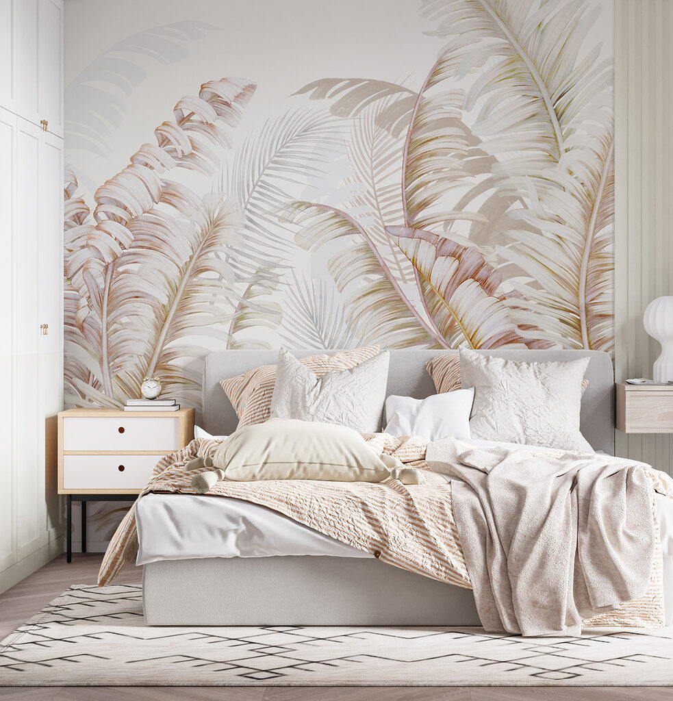 Fine palm fronds — interior 9