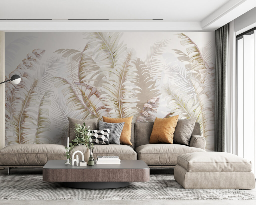 Fine palm fronds — interior 7