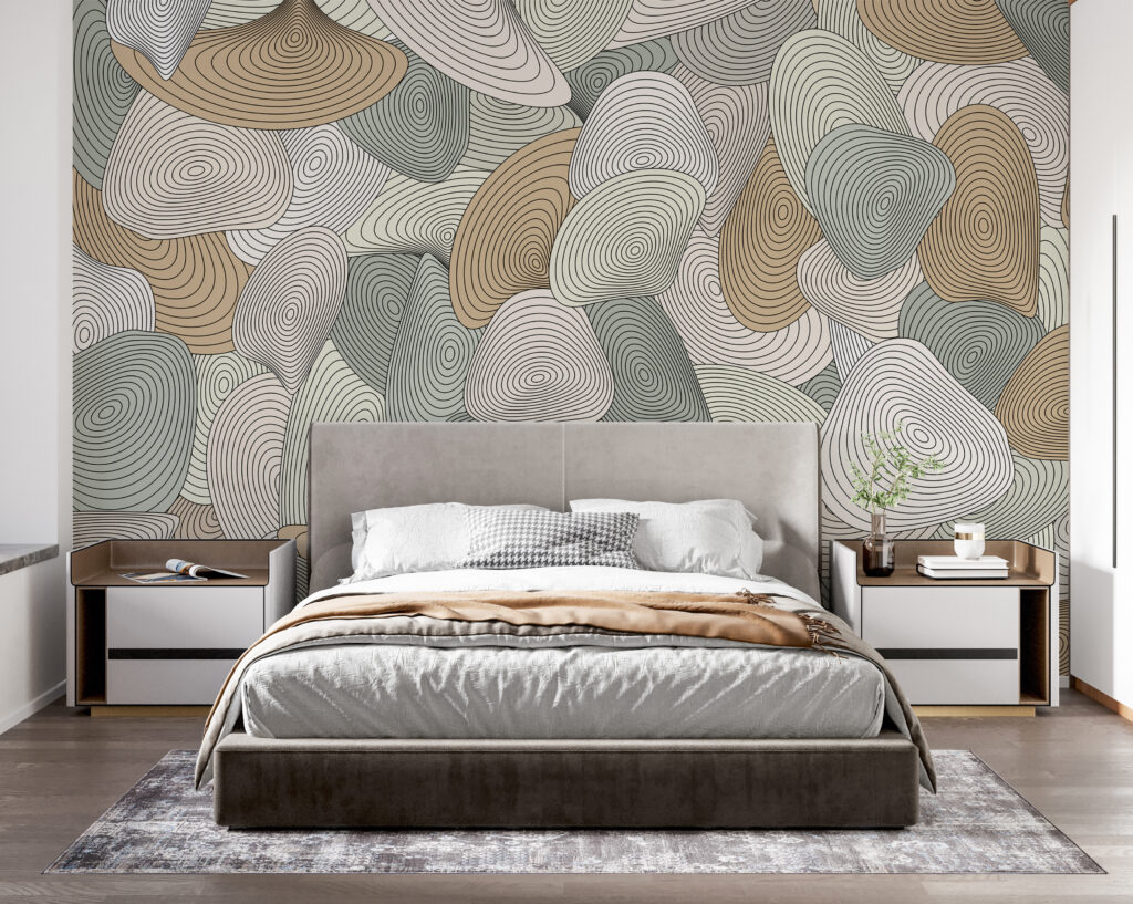 Round shapes with outlines — interior 2