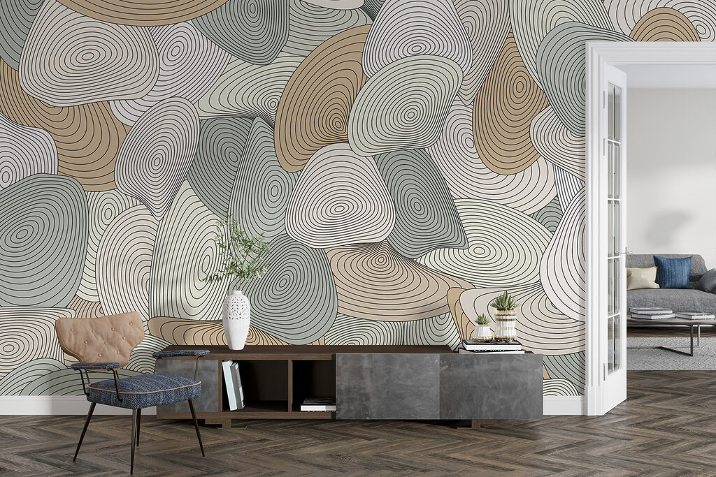 Round shapes with outlines — interior 7