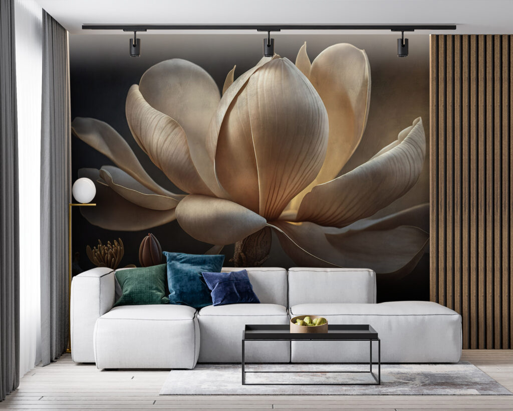 Magnolia in warm shadow — interior 3