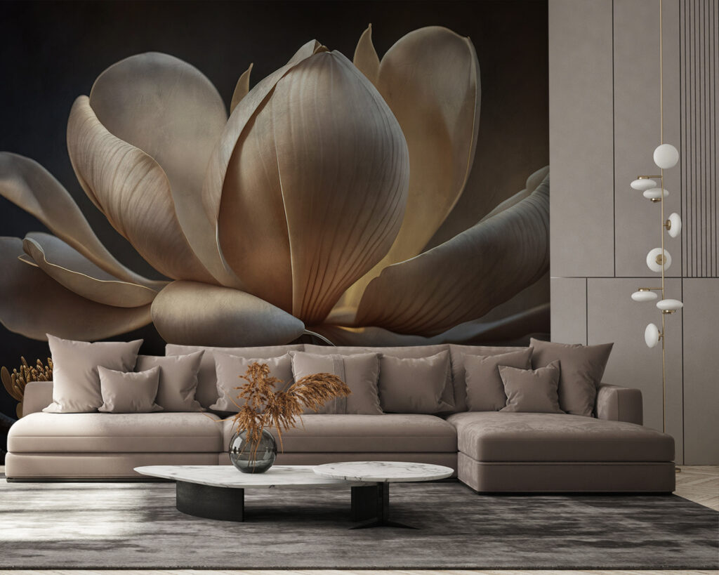 Magnolia in warm shadow — interior 4