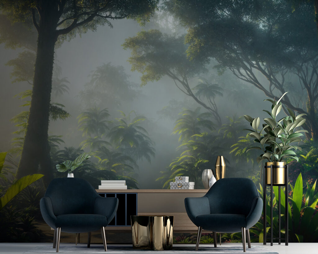 Morning jungle path — interior 2