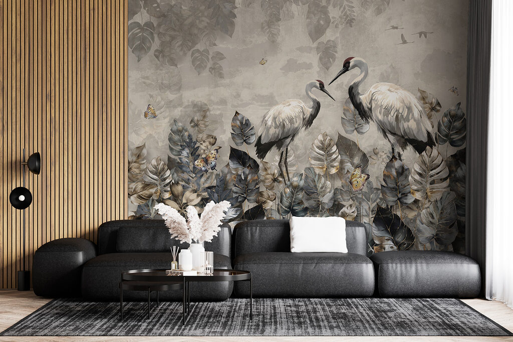 Cranes Among Leaves — interior 4
