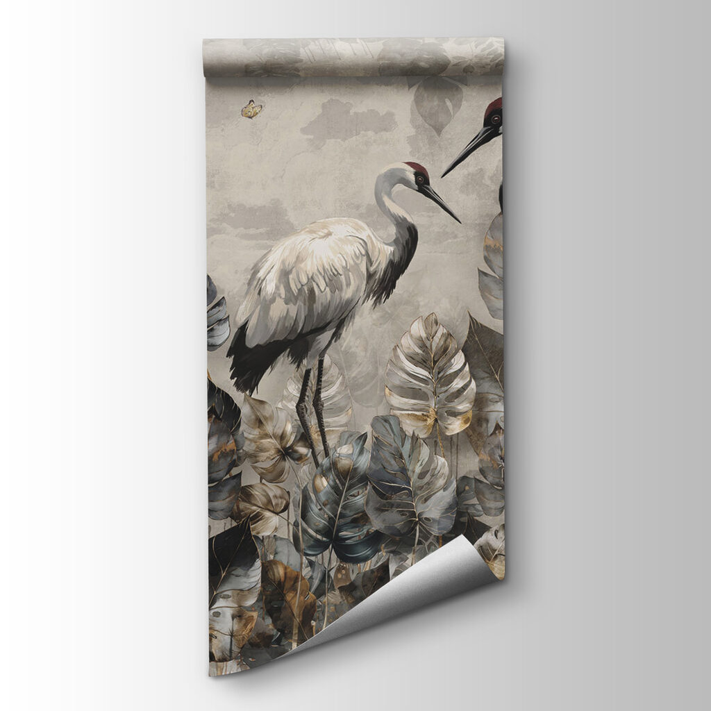 Cranes Among Leaves — product view