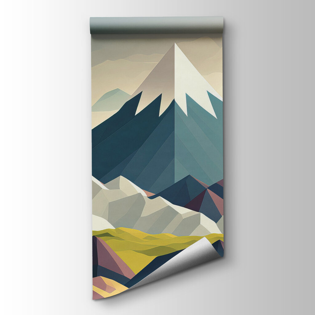 Mountains in colourful facets — product view