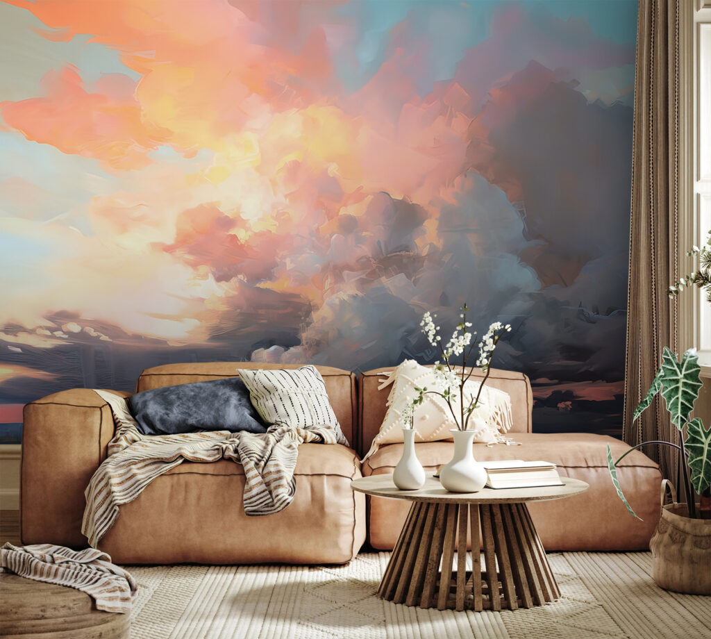 Golden light in clouds — interior 2