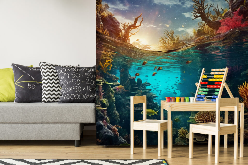 Coast above, reef below — interior 1