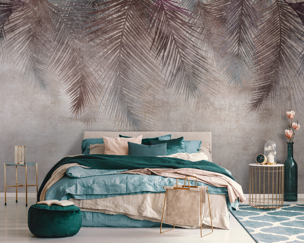 Dark palm fronds — interior 3