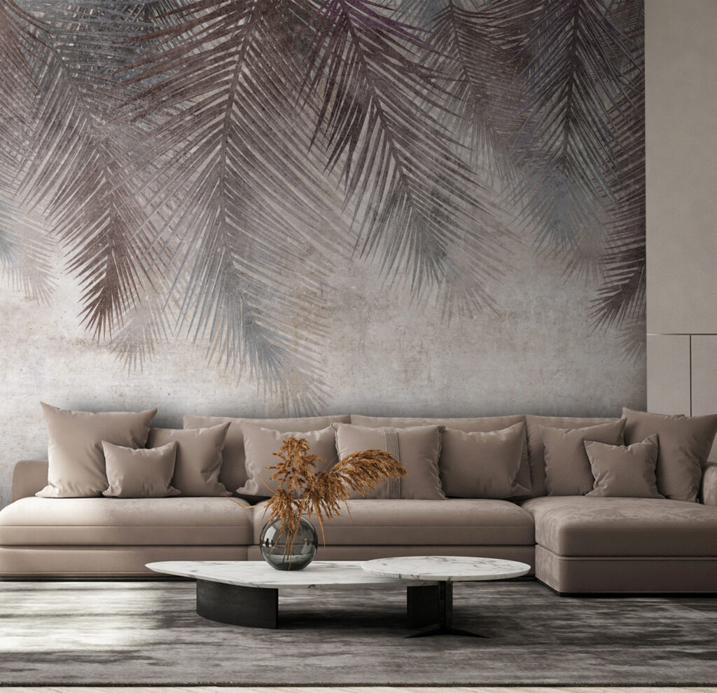 Dark palm fronds — interior 5