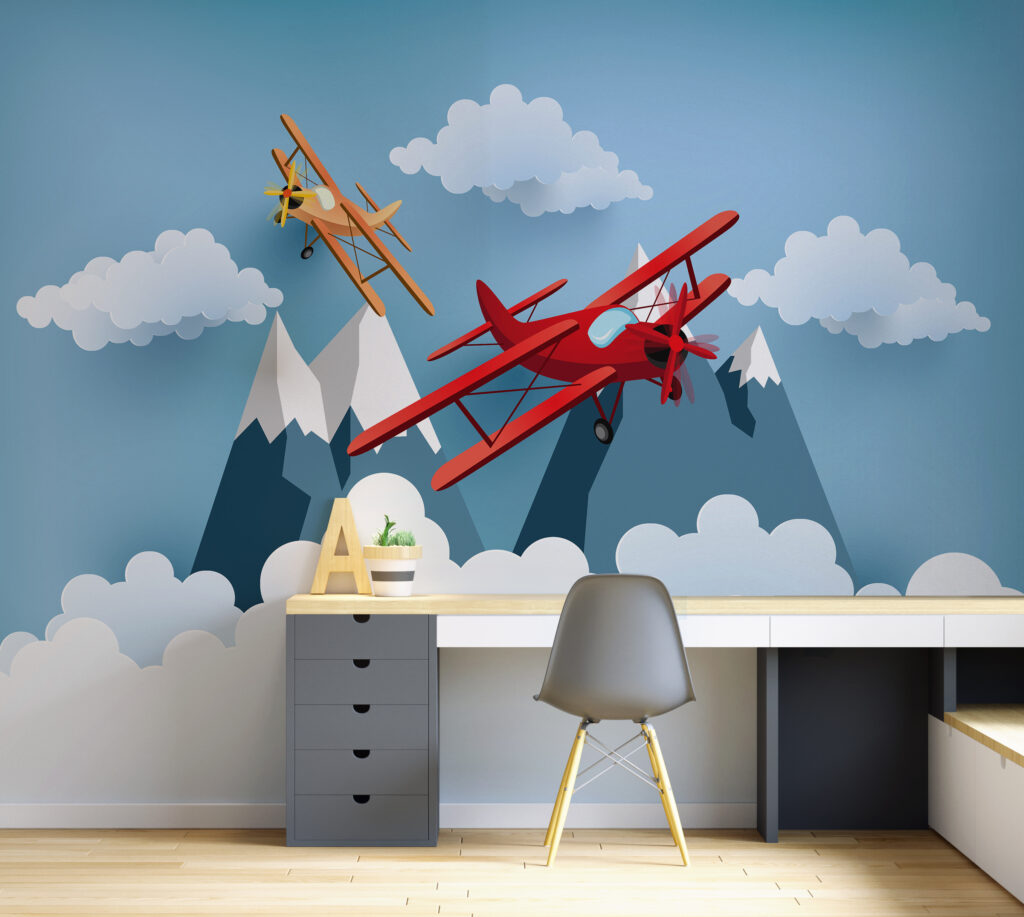 Little Aviators in an interior