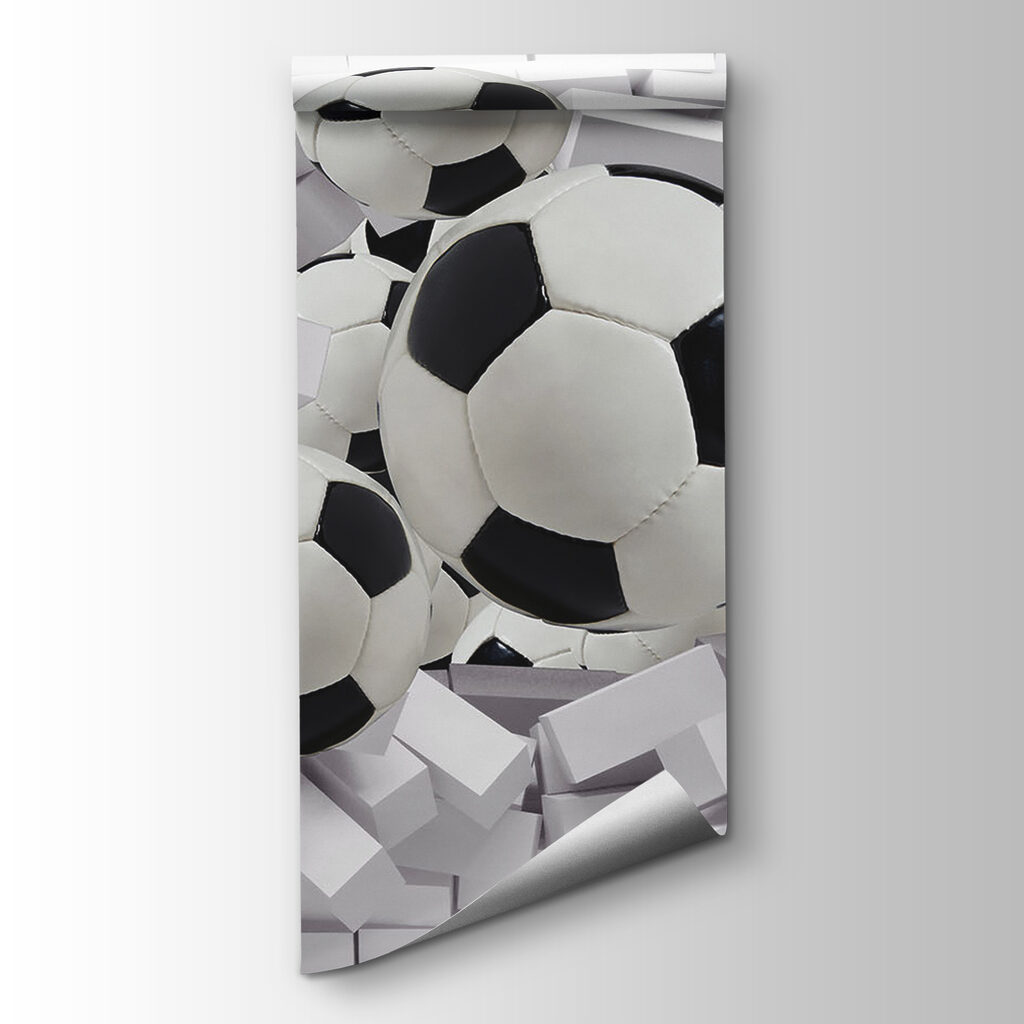Footballs through brick — product view