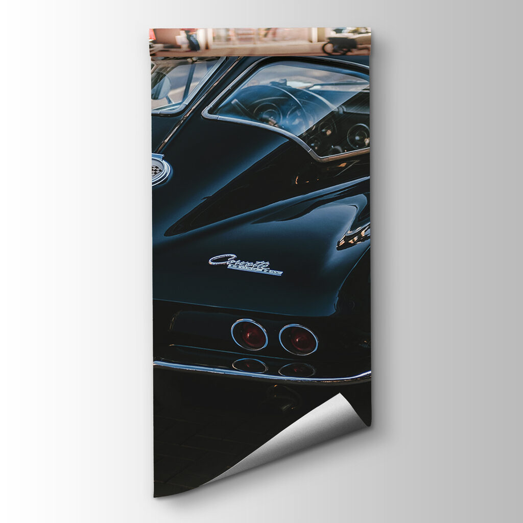 Black classic car — product view
