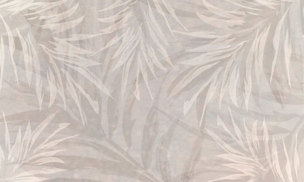 Pale leaves in layers — full design