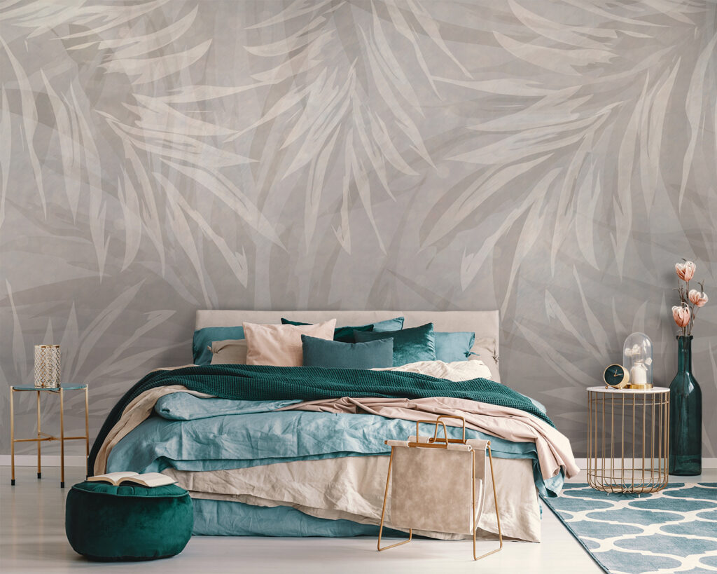 Pale leaves in layers — interior 3