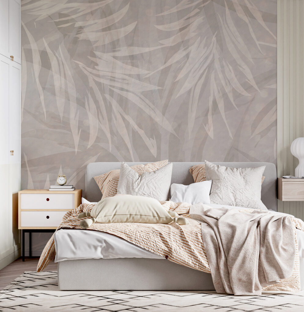 Pale leaves in layers — interior 2