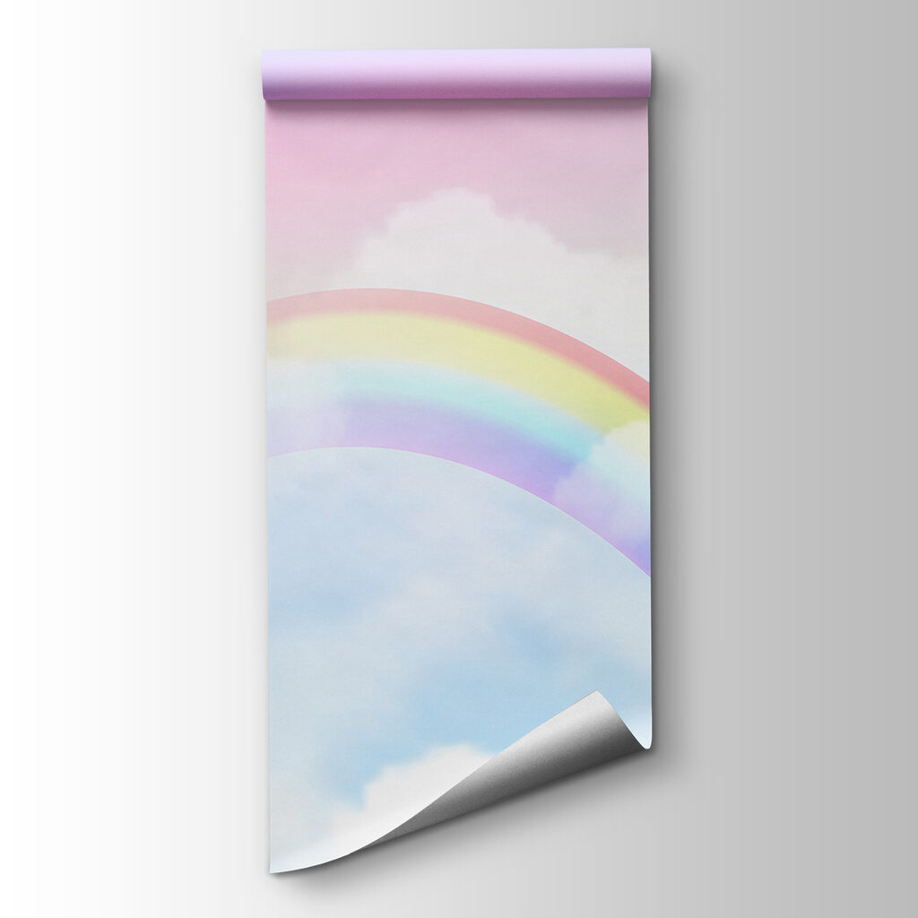 Rainbow in soft clouds — product view