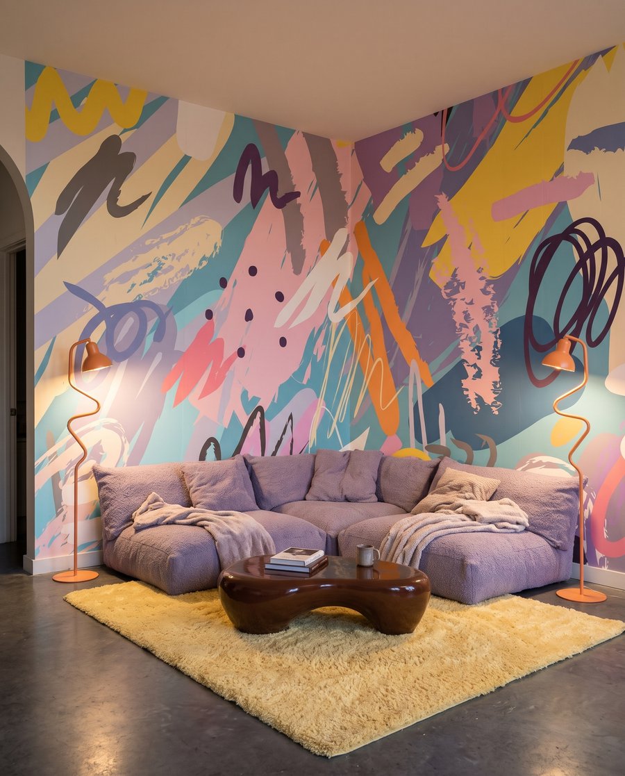 Colour Scribbles — interior 4