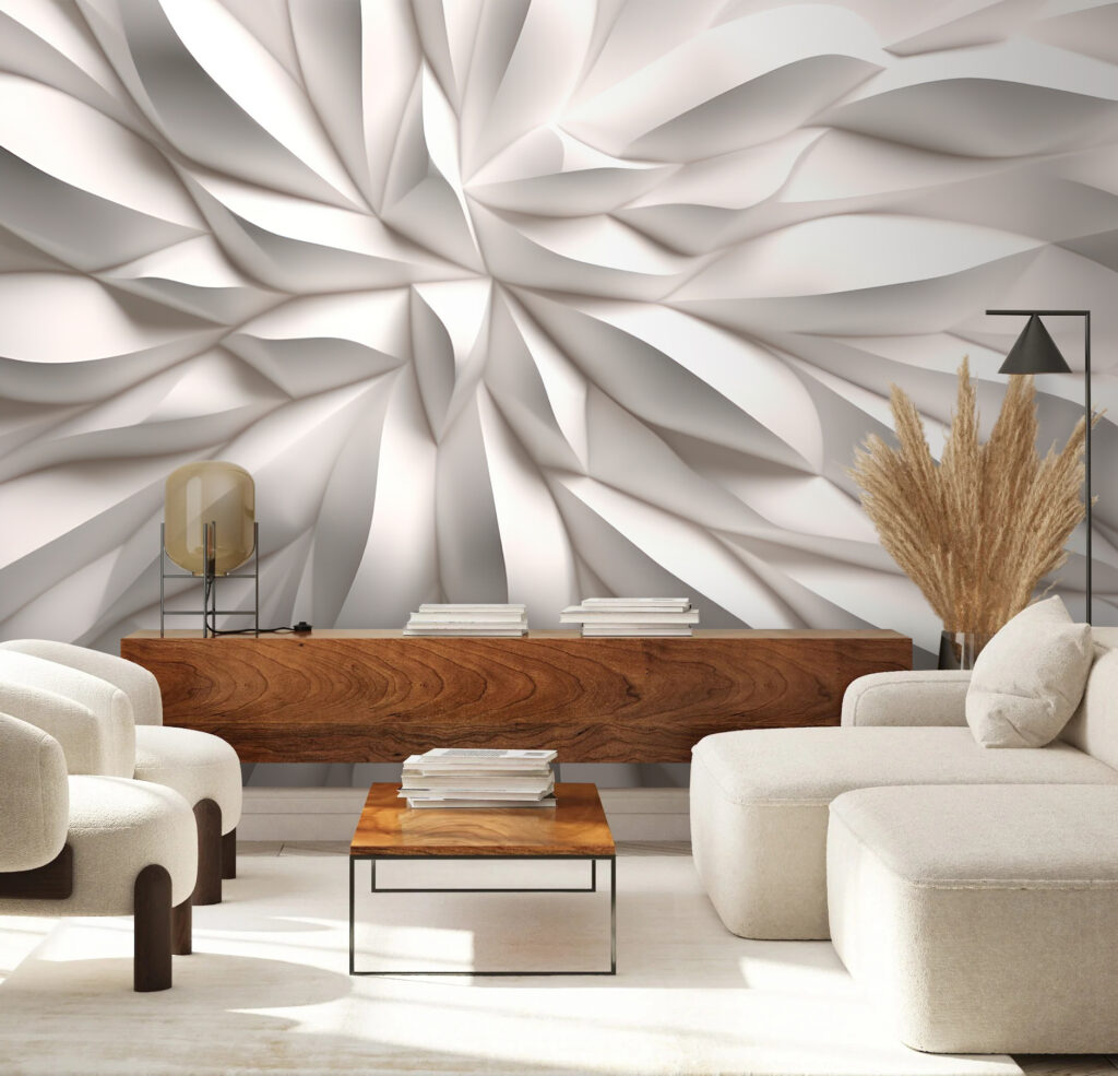 Angular leaves from centre — interior 3