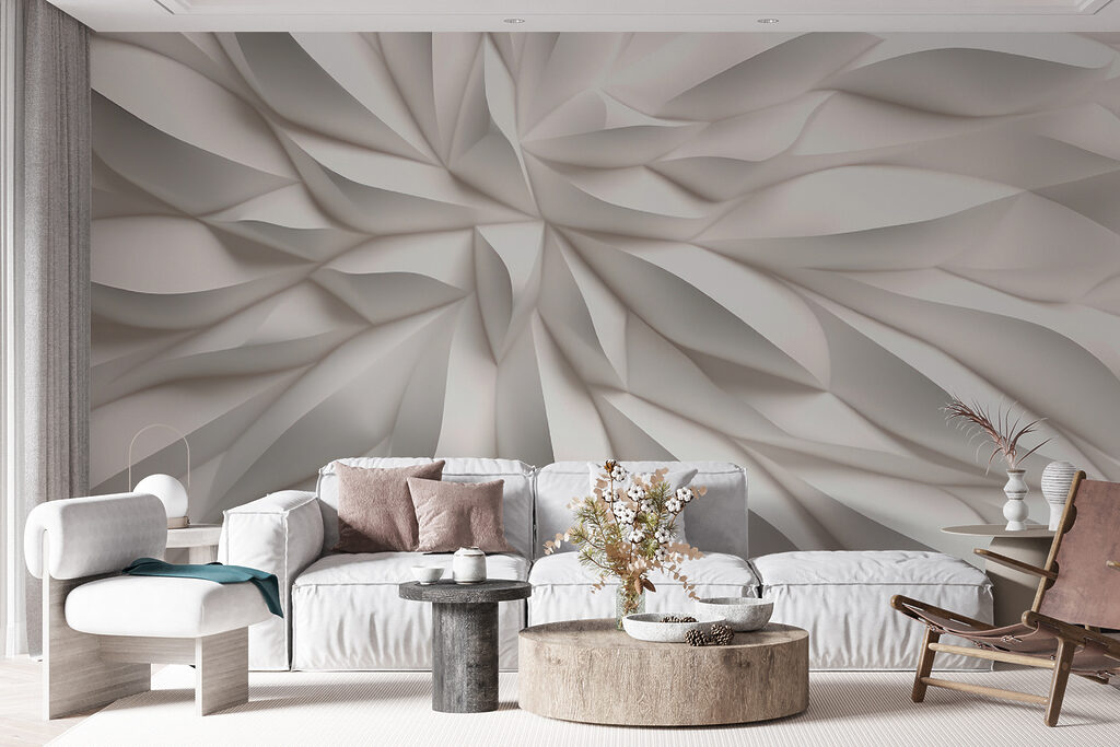 Angular leaves from centre — interior 6