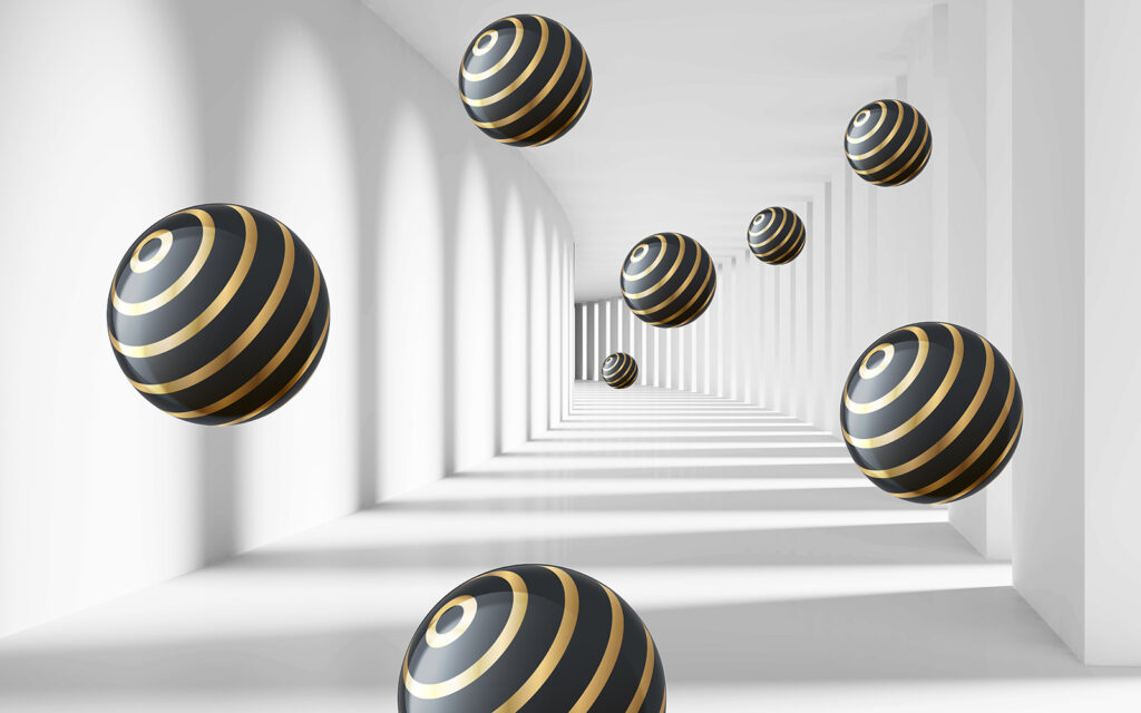 Floating Spheres — full design