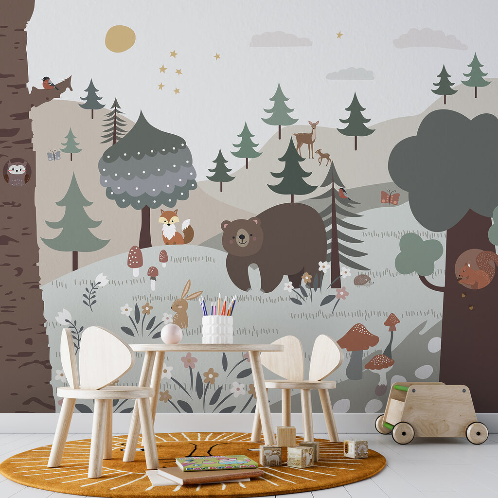 Bear among woodland friends — interior 5