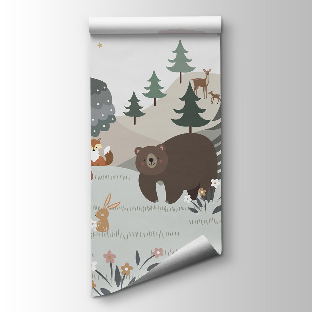 Bear among woodland friends — product view