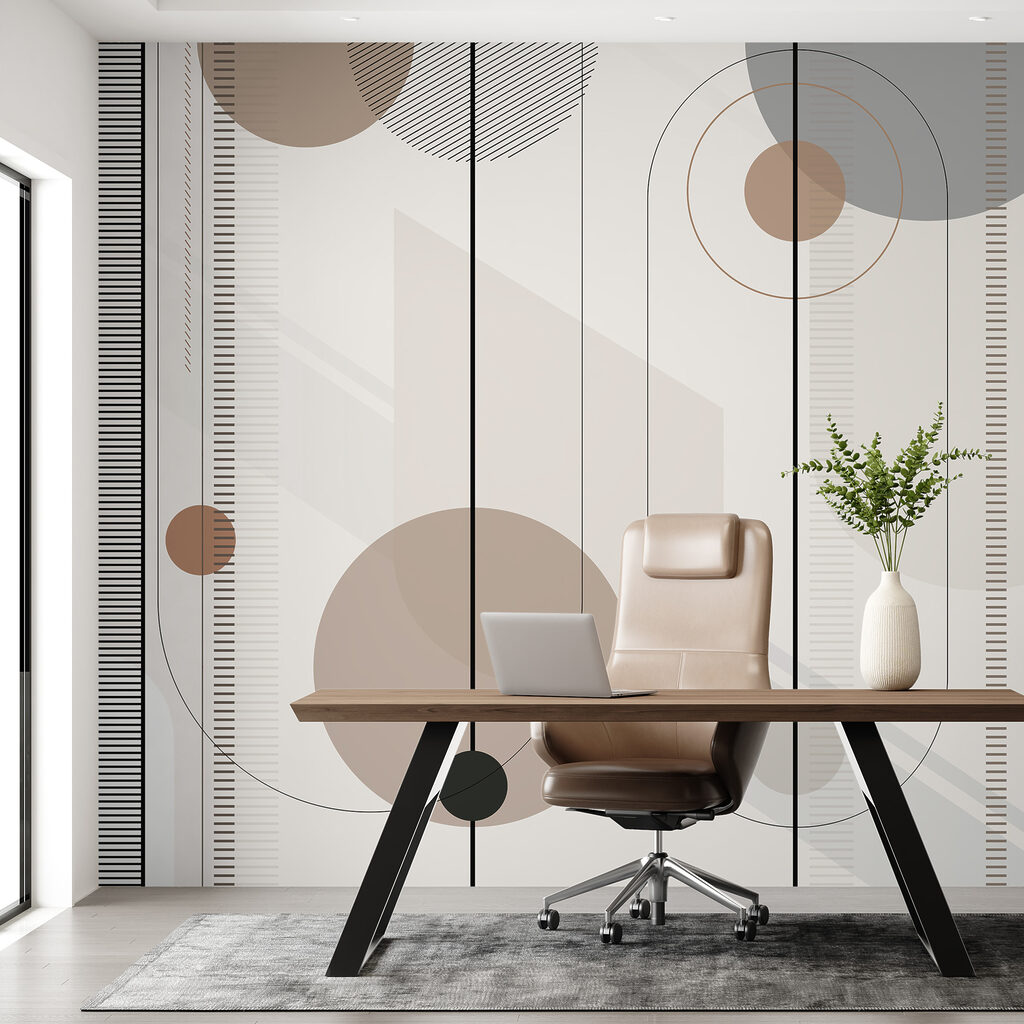 Circles over dotted bands — interior 8