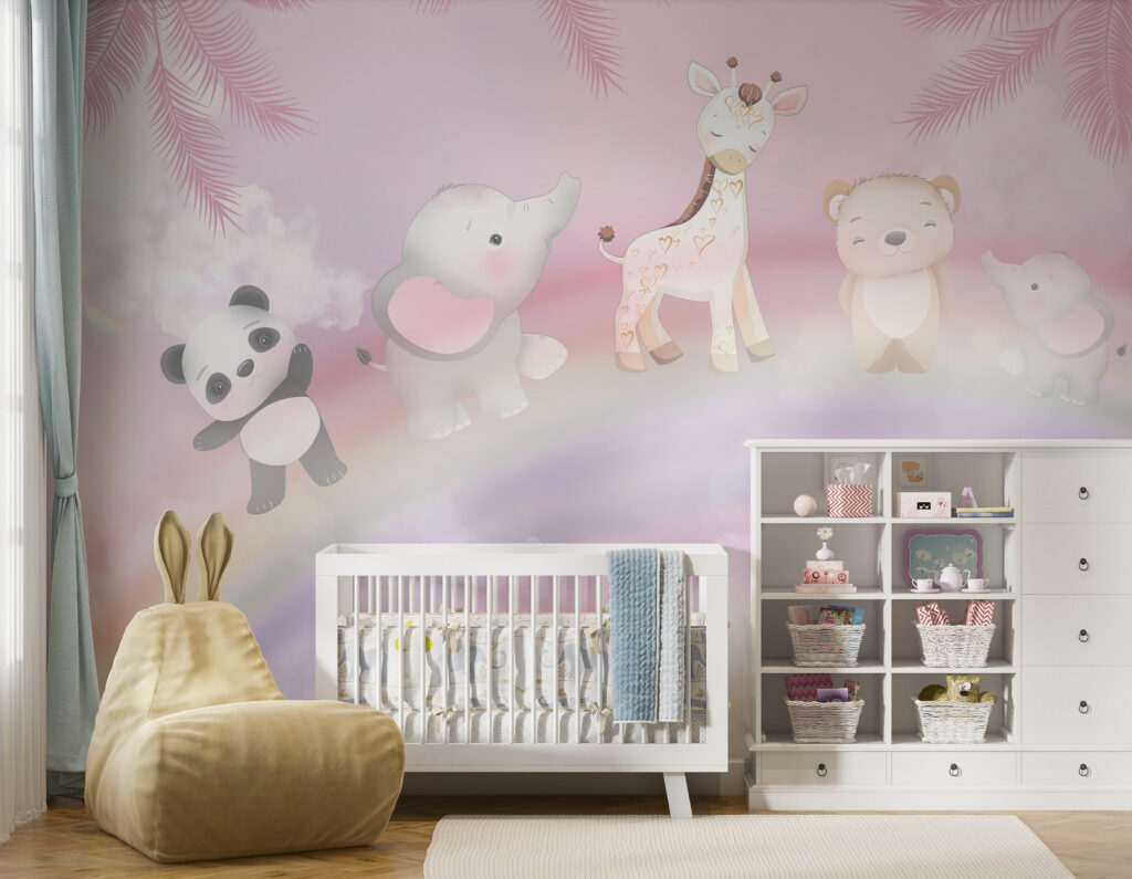 Animals on a rainbow — interior 2