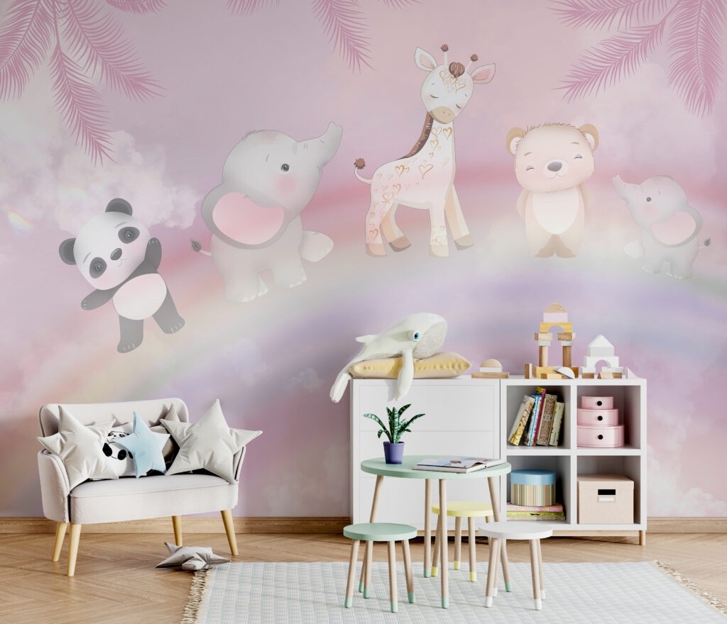 Animals on a rainbow — interior 4