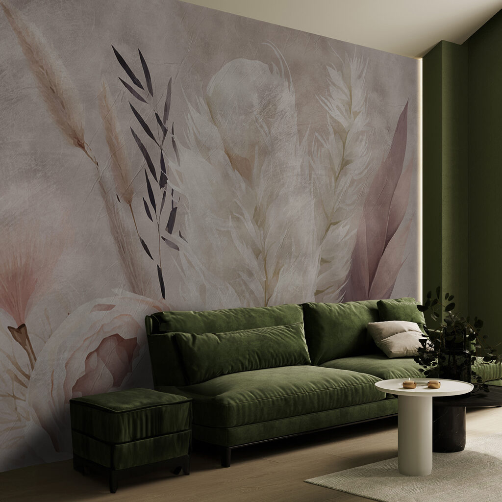 Rose among dry grasses — interior 6