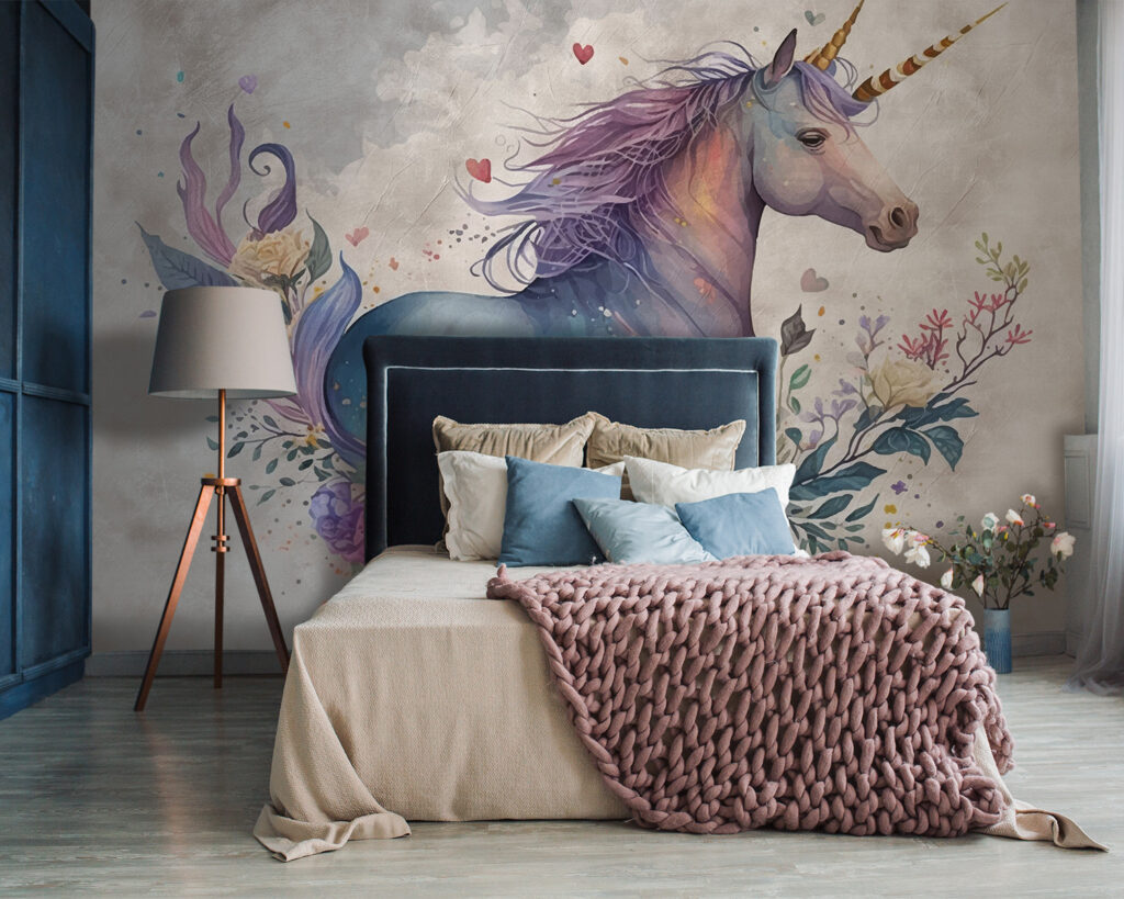 Unicorn among roses — interior 3