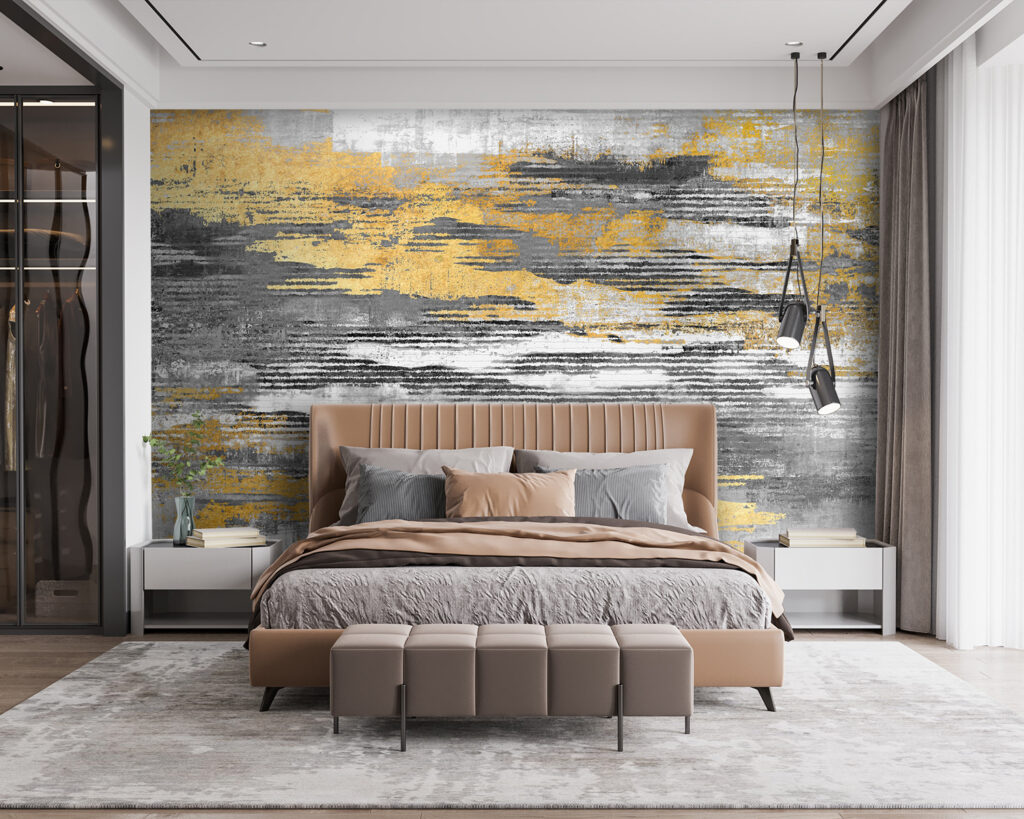 Yellow strokes between greys — interior 4